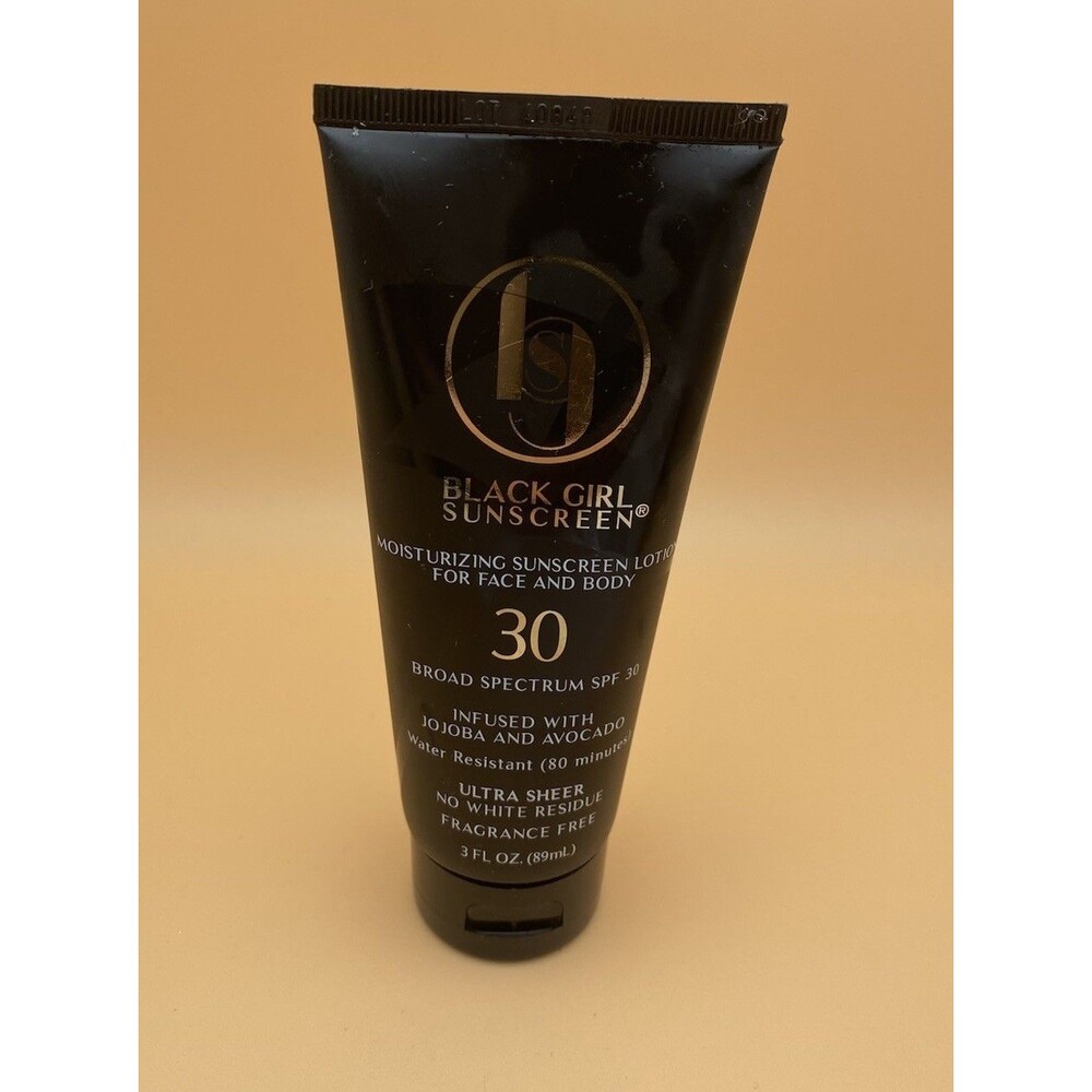 Black Girl Sunscreen SPF 30 Moisturizing Lotion Face & Body 3oz Exp 10/27